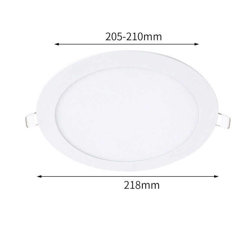 18W round surface with 220mm opening 205-210mm