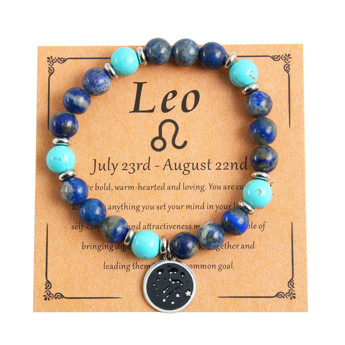 Leo - Lapis lazuli & Turquoise