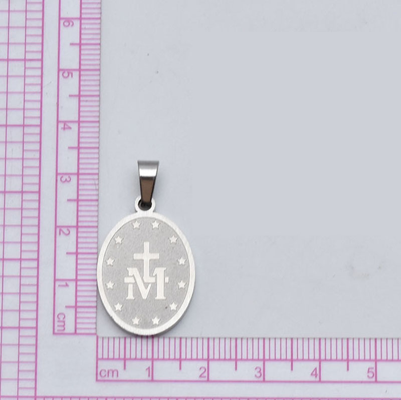 1:Steel colored pendant
