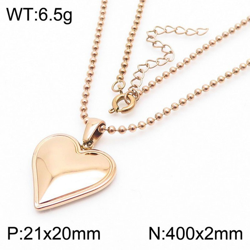 Rose gold necklace KN250