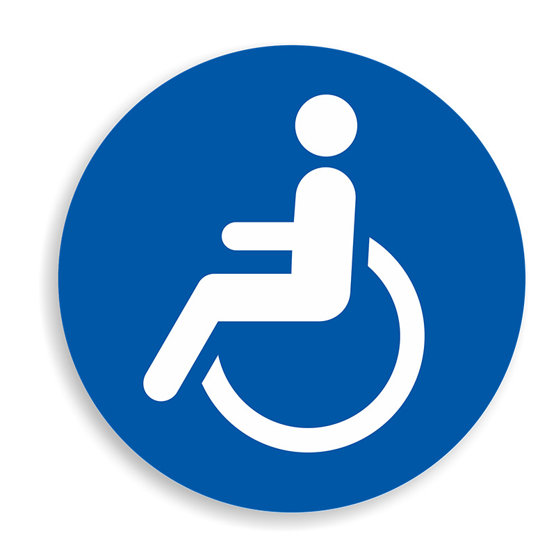 Round wheelchair (left)