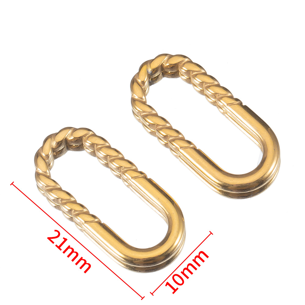 Golden half circle thread [ 10 * 21mm ]