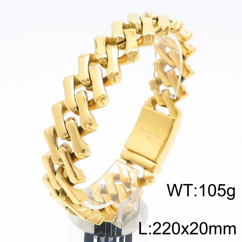 Gold bracelet KB182971-KJX