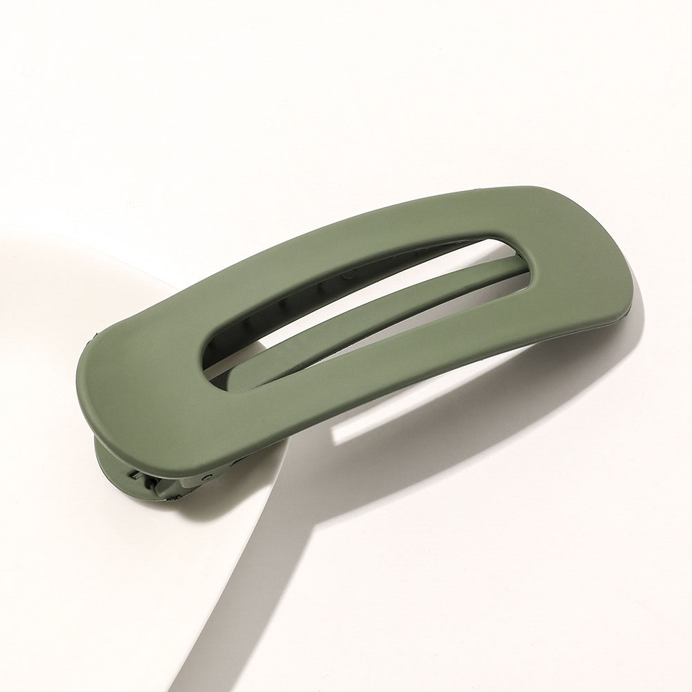 Straight beak clip - Large army green
