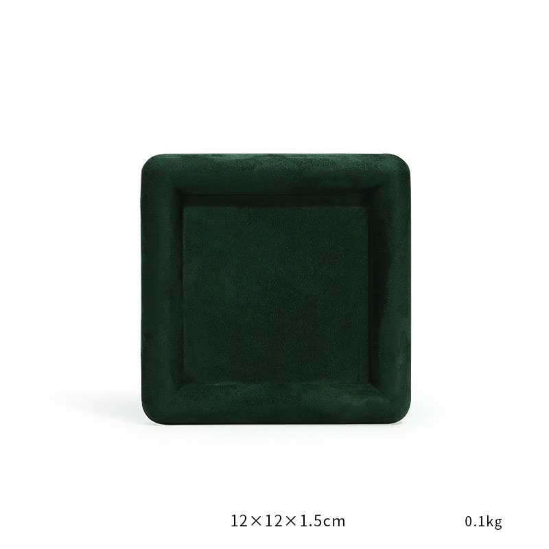 71- Green square empty disk small 12×12×1.5cm si