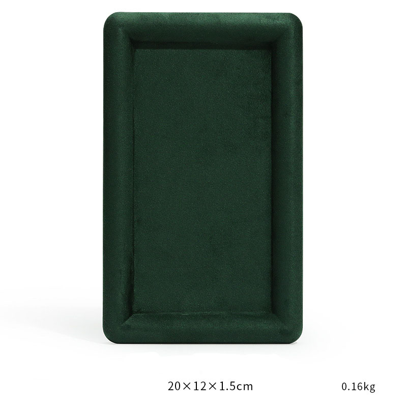 72-green rectangular empty disk small 20×12×1.5c