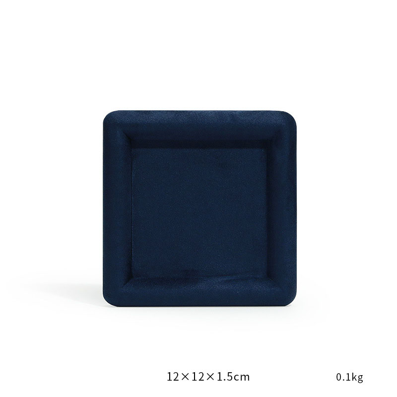 23- Blue square empty disk small 12×12×1.5cm siz