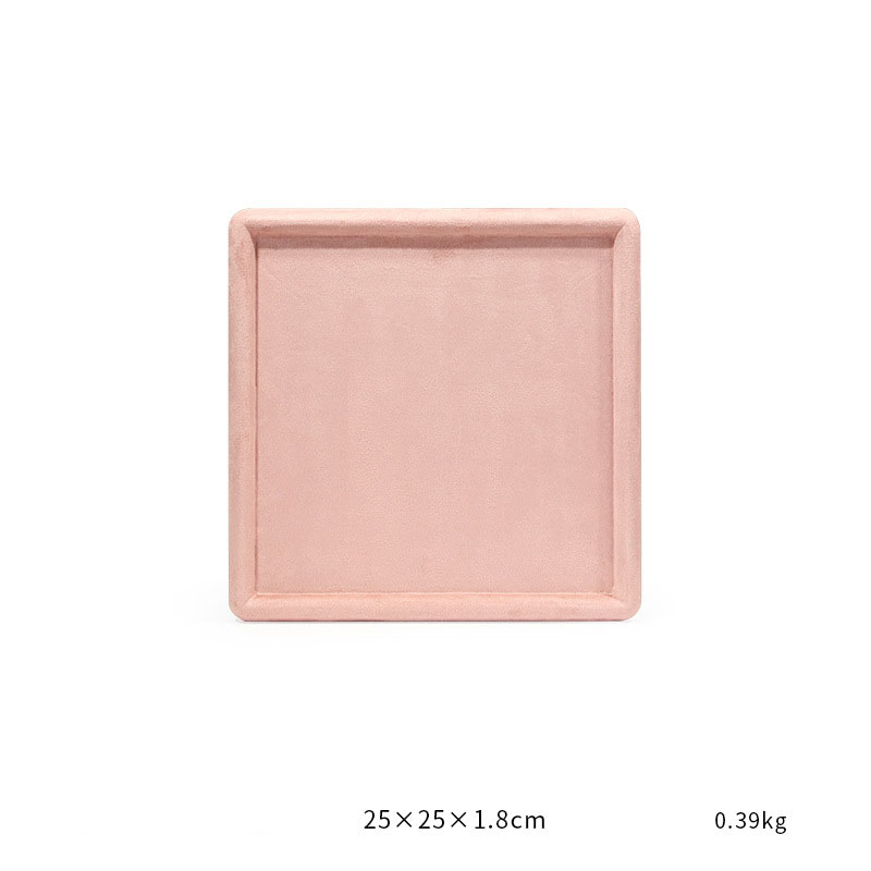10-pink square empty disk 25x25x1.8cm size as show
