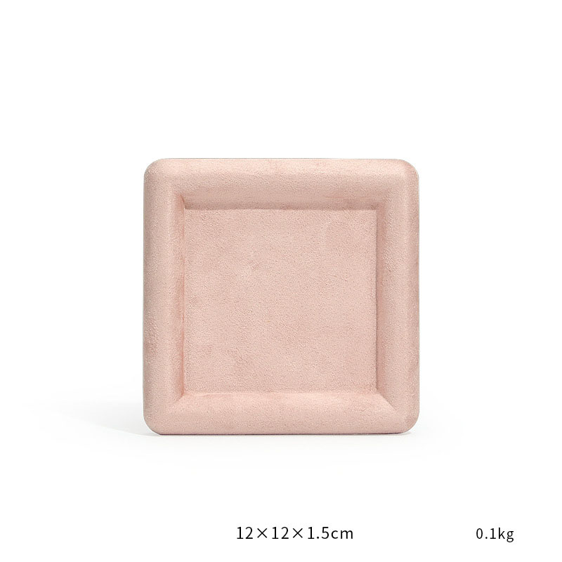 1:24-pink square empty disk small 12×12×1.5cm size as shown