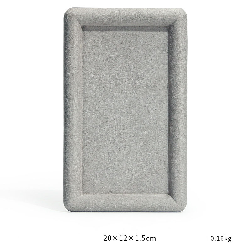 30-grey rectangular empty disk size 20×12×1.5cm as shown