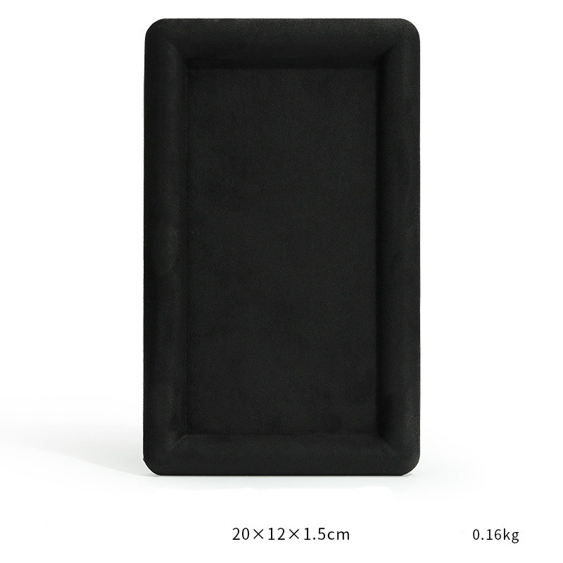 12-black rectangular empty disk size 20×12×1.5cm as shown