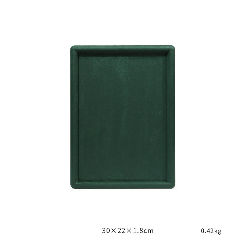 35:52-green rectangular empty disk 30x22x1.8cm size as shown in the figure