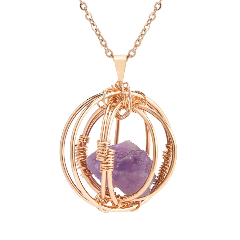 Amethyst-Rose-Gold-Color-Chain