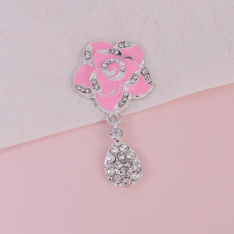 D601 Camellia Pendant (Pink)