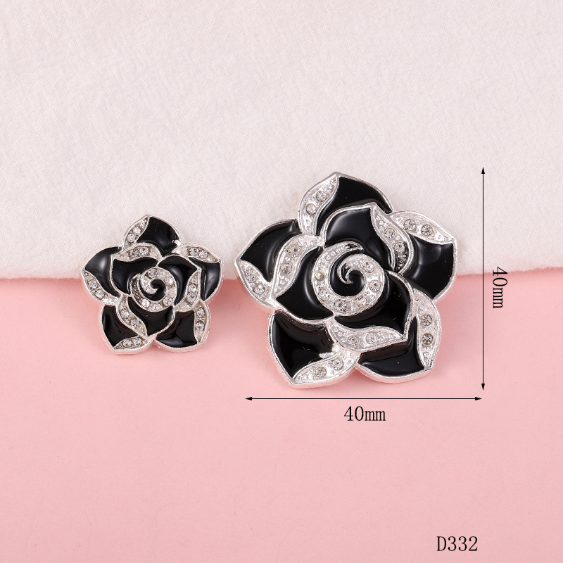 D332 Camellia (black) set