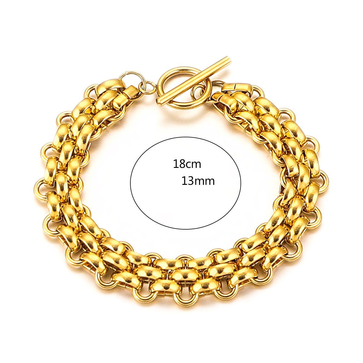 5:Glossy Bracelet - Gold