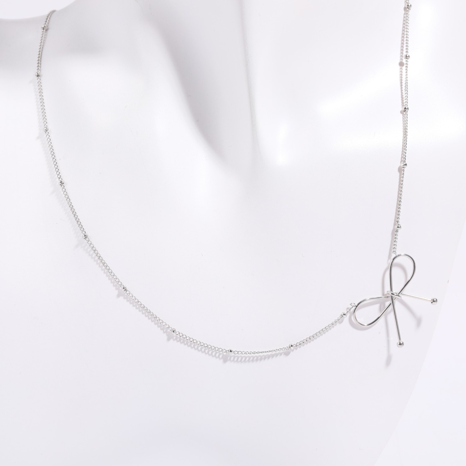 Steel necklace 35x5cm