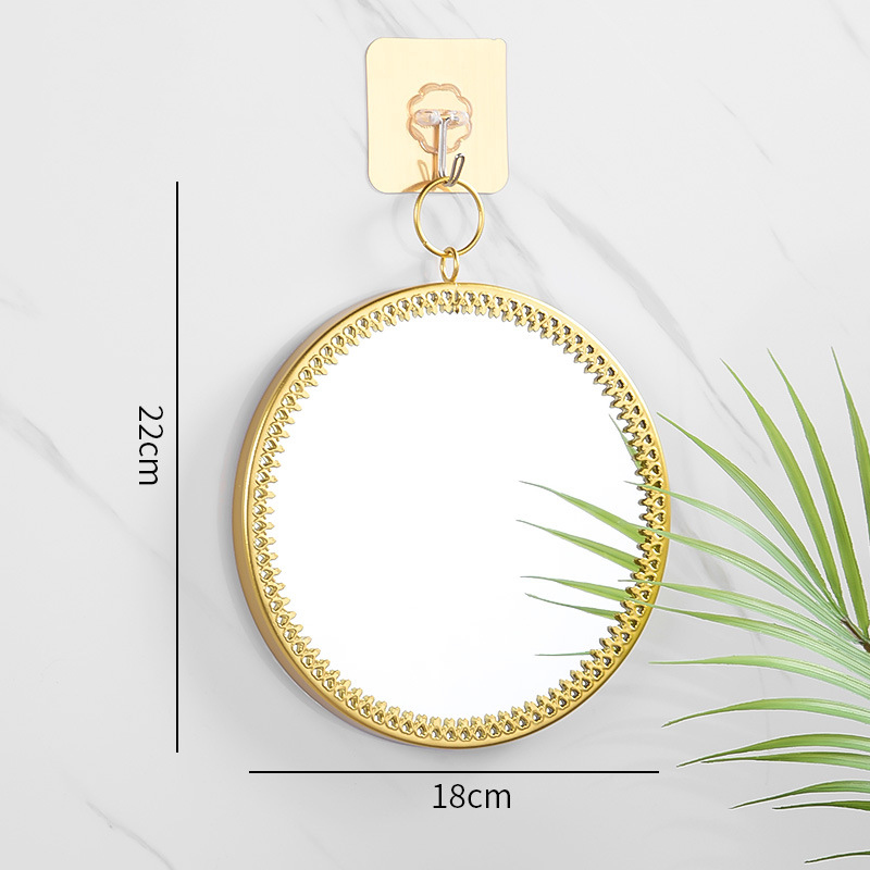 Gold - small mirror with ring
