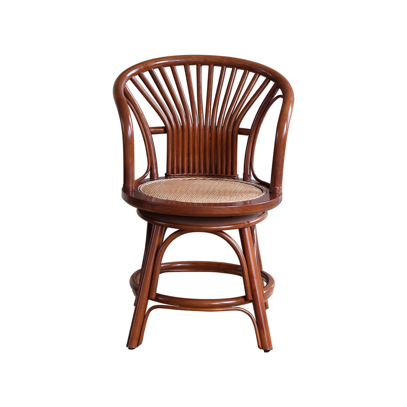 Caramelized swivel chair:60x60x80CM