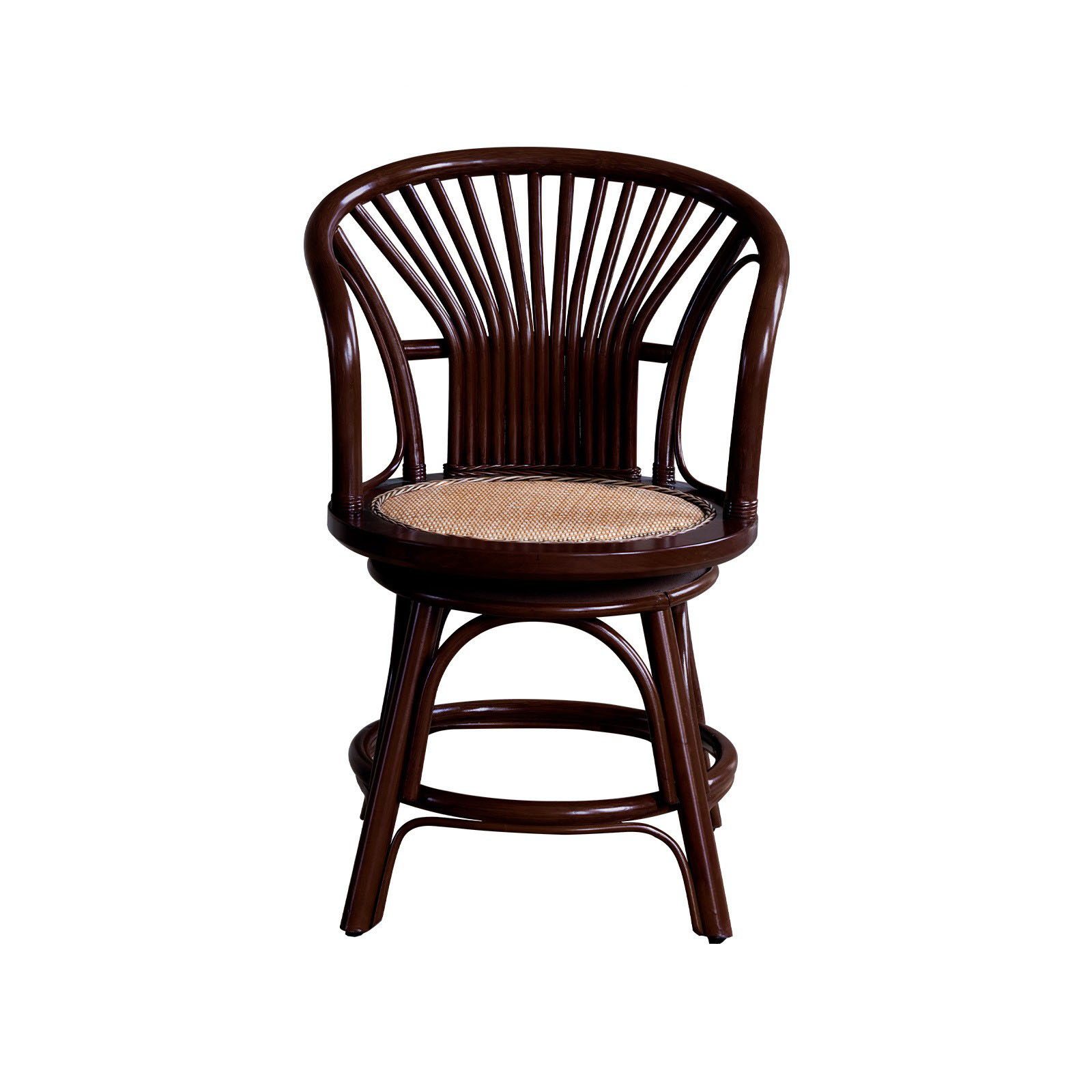 Brown swivel chair:60x60x80CM