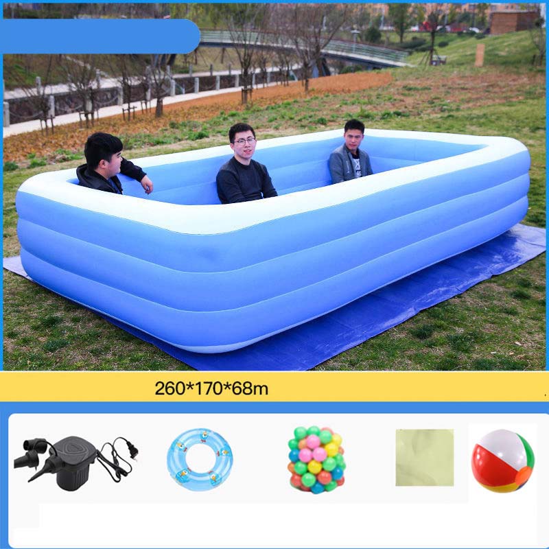2.6m Blue and white   electric pump package