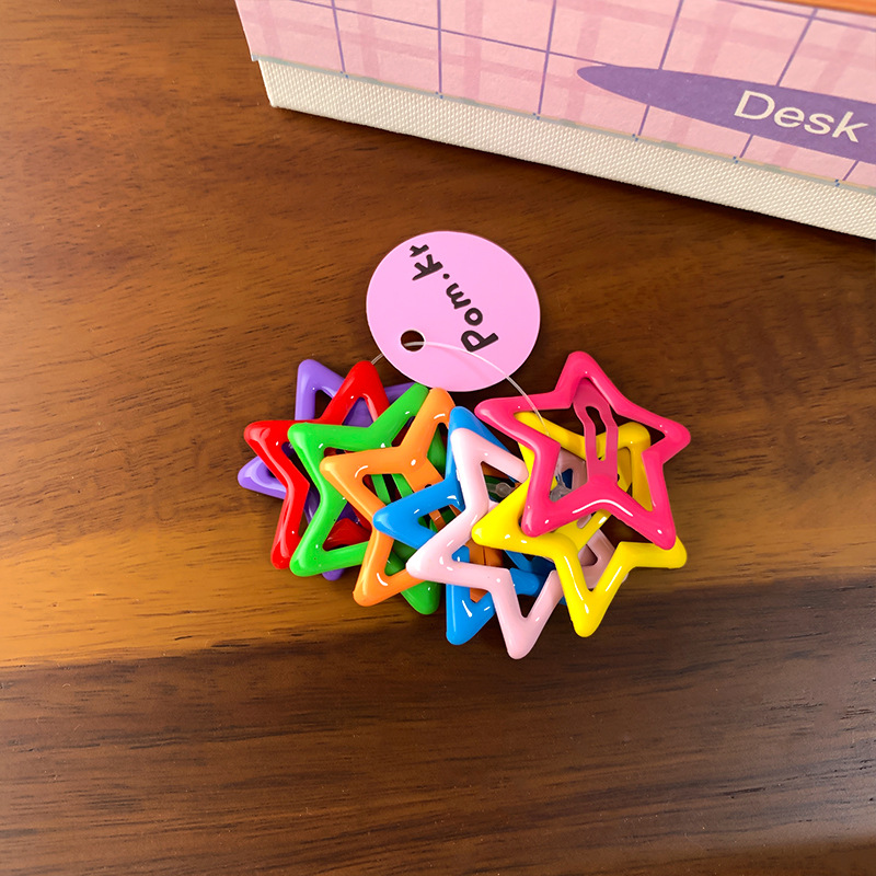1:Colorful five-pointed star 8 sets