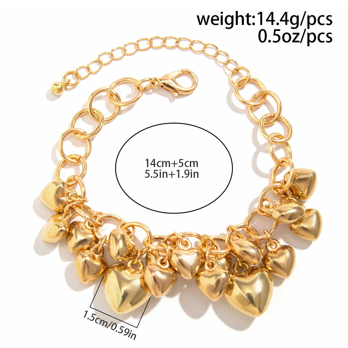 3:Gold bracelet