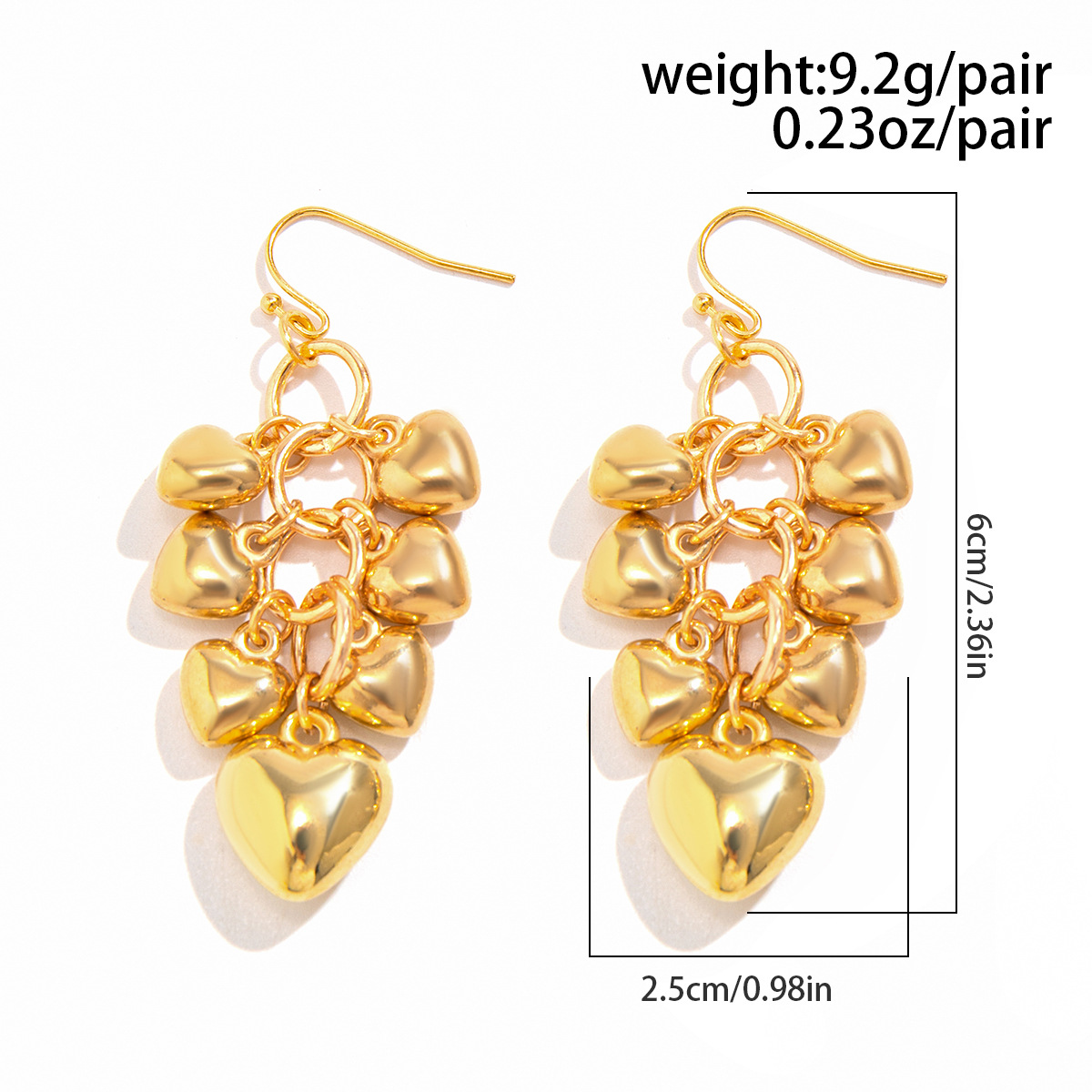 5:Earrings gold