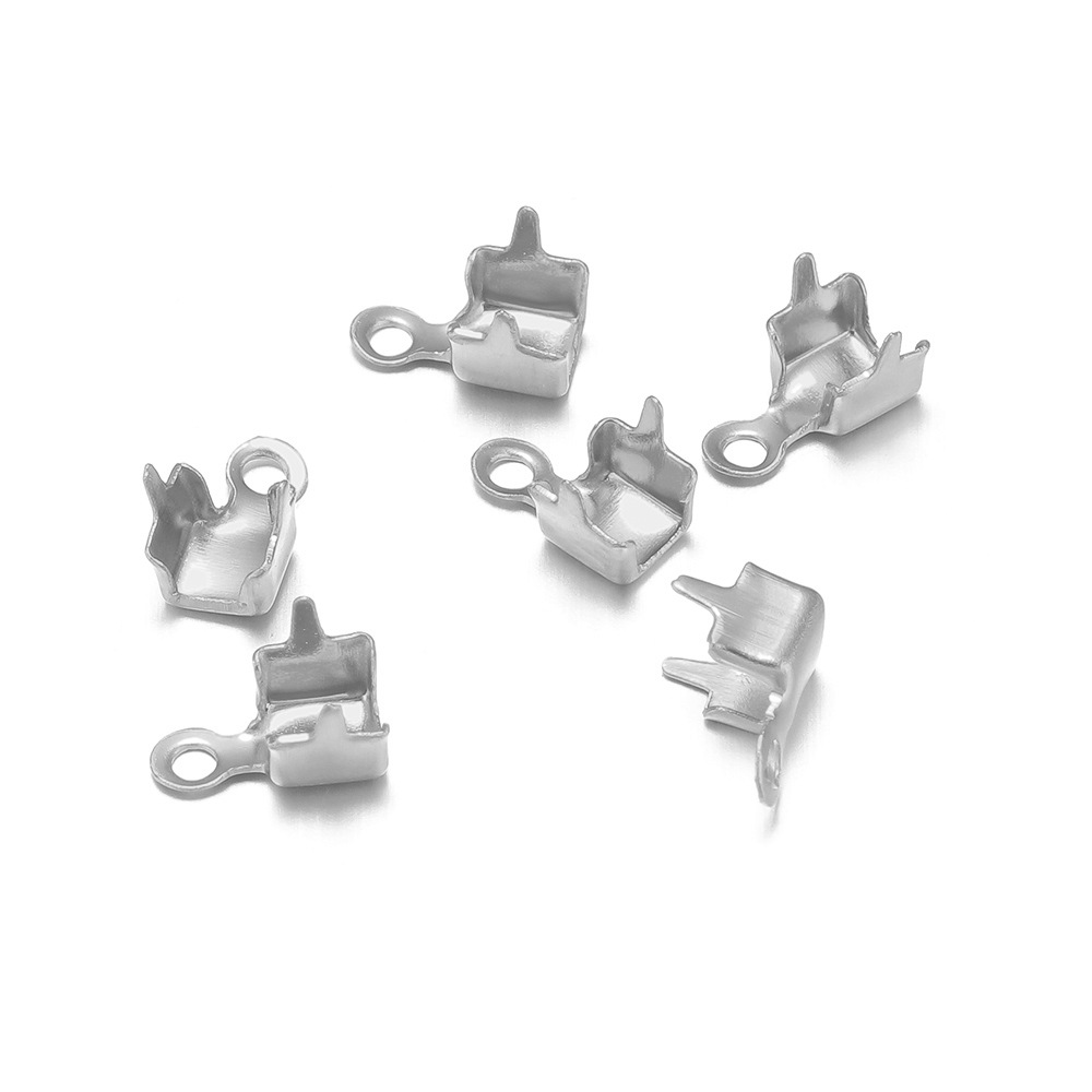 4:Inside 3mm square claw bag buckle inside 1.2 mm single hole, steel color