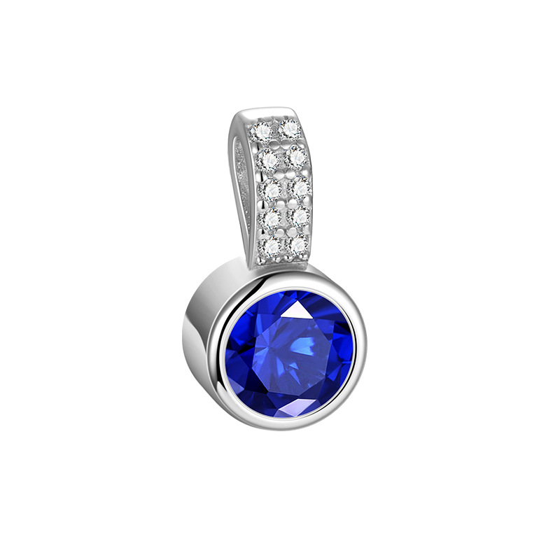 5:White gold blue stone