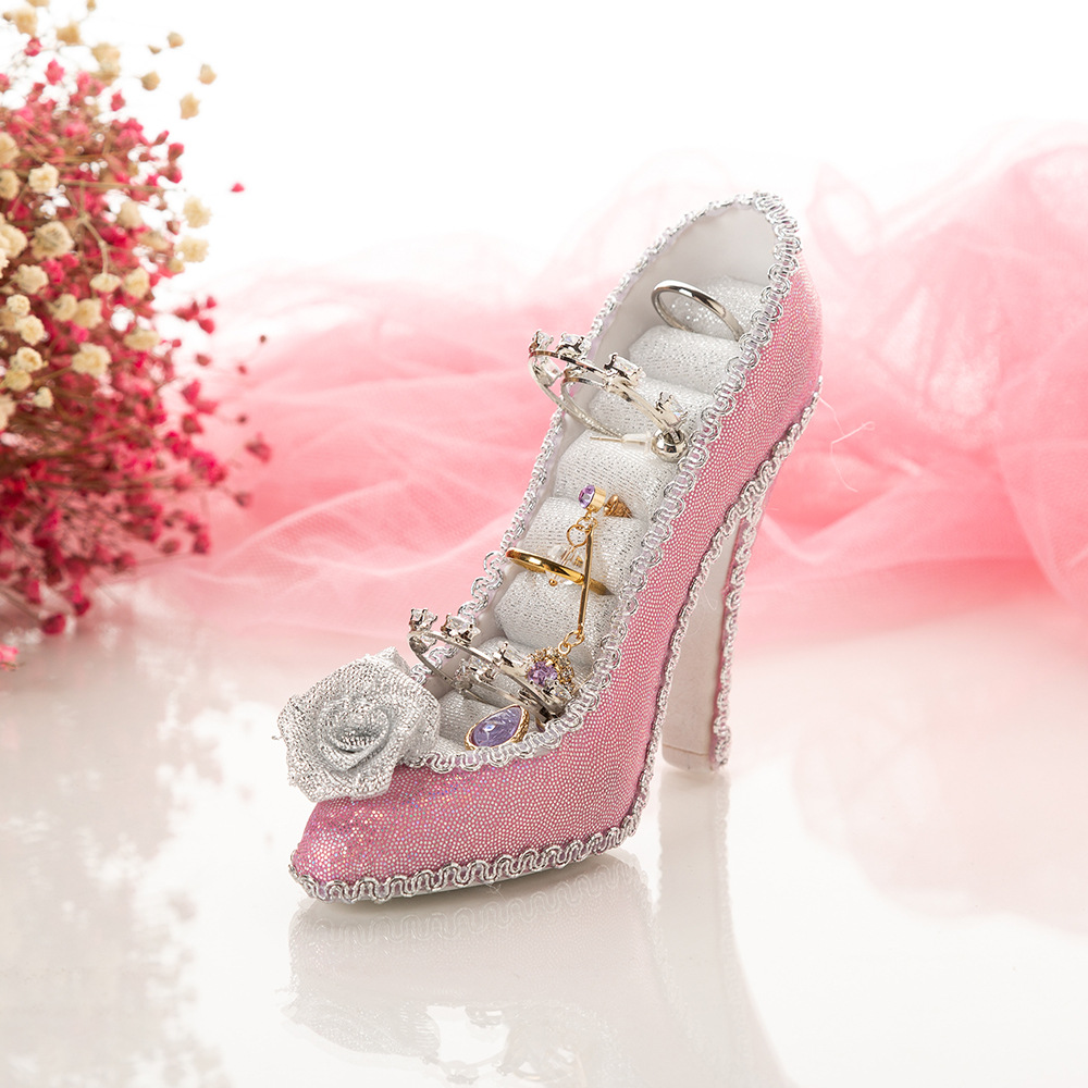 Colorful pink heels