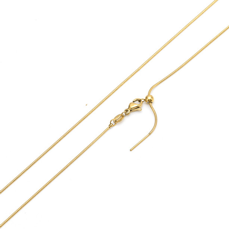 Gold [ Snakebone chain 1.0 mm * 45cm ]