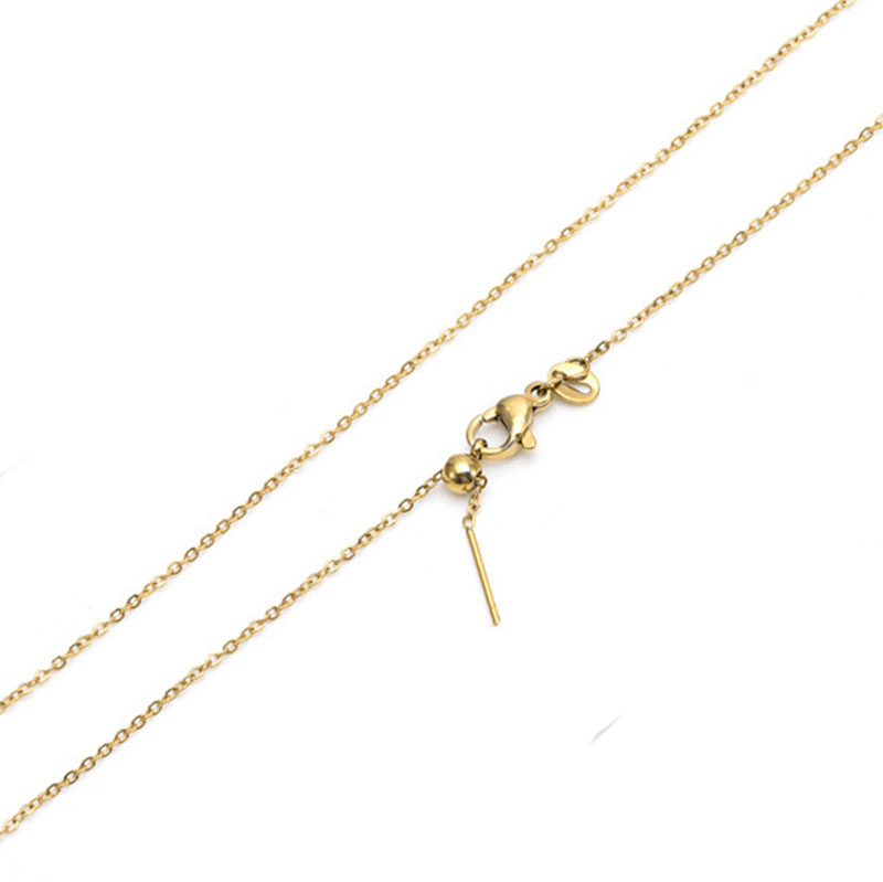 Gold [ cross chain 1.2 mm * 45cm ]