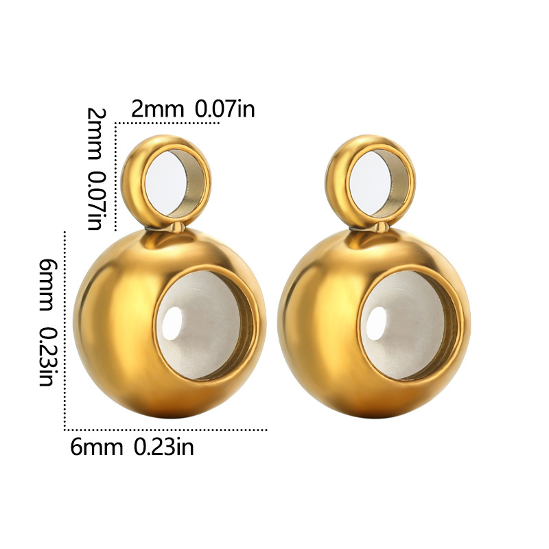 Gold 6mm