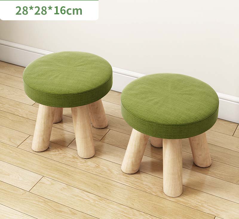 Grass green - round stool
