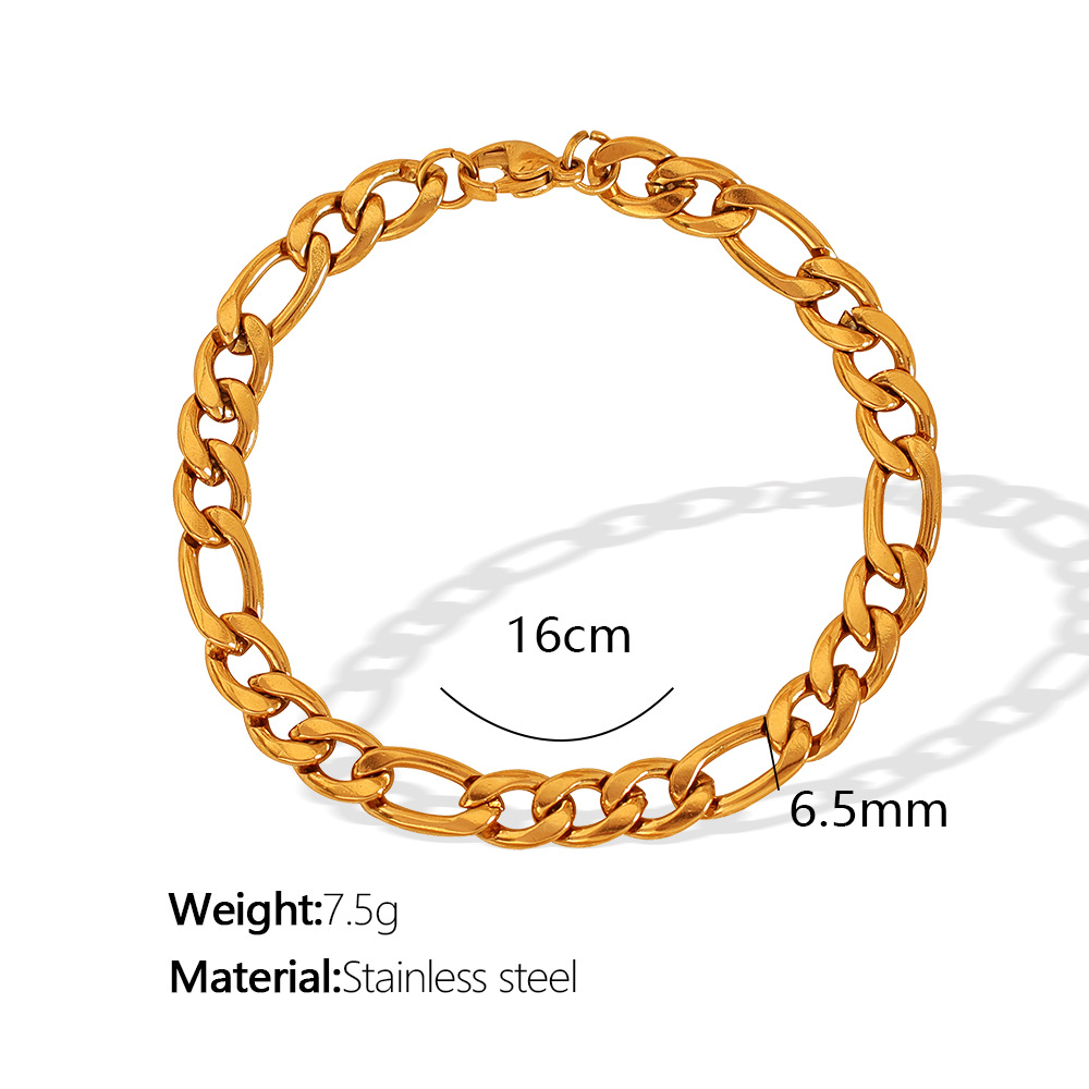 SL30 thick 16cm gold bracelet