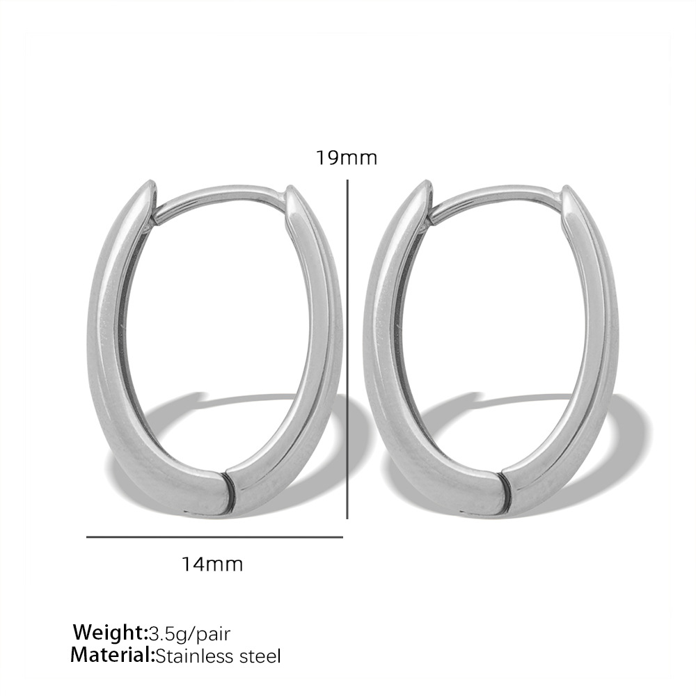 EH212 small silver earrings