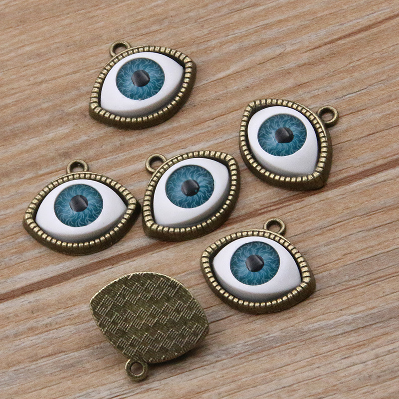 Antique bronze color -Blue eye