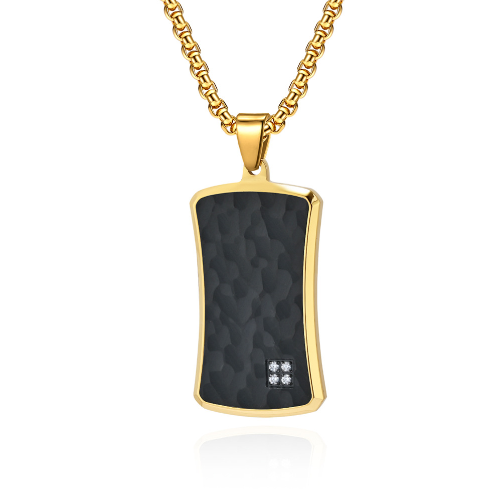 5:Black and gold necklace