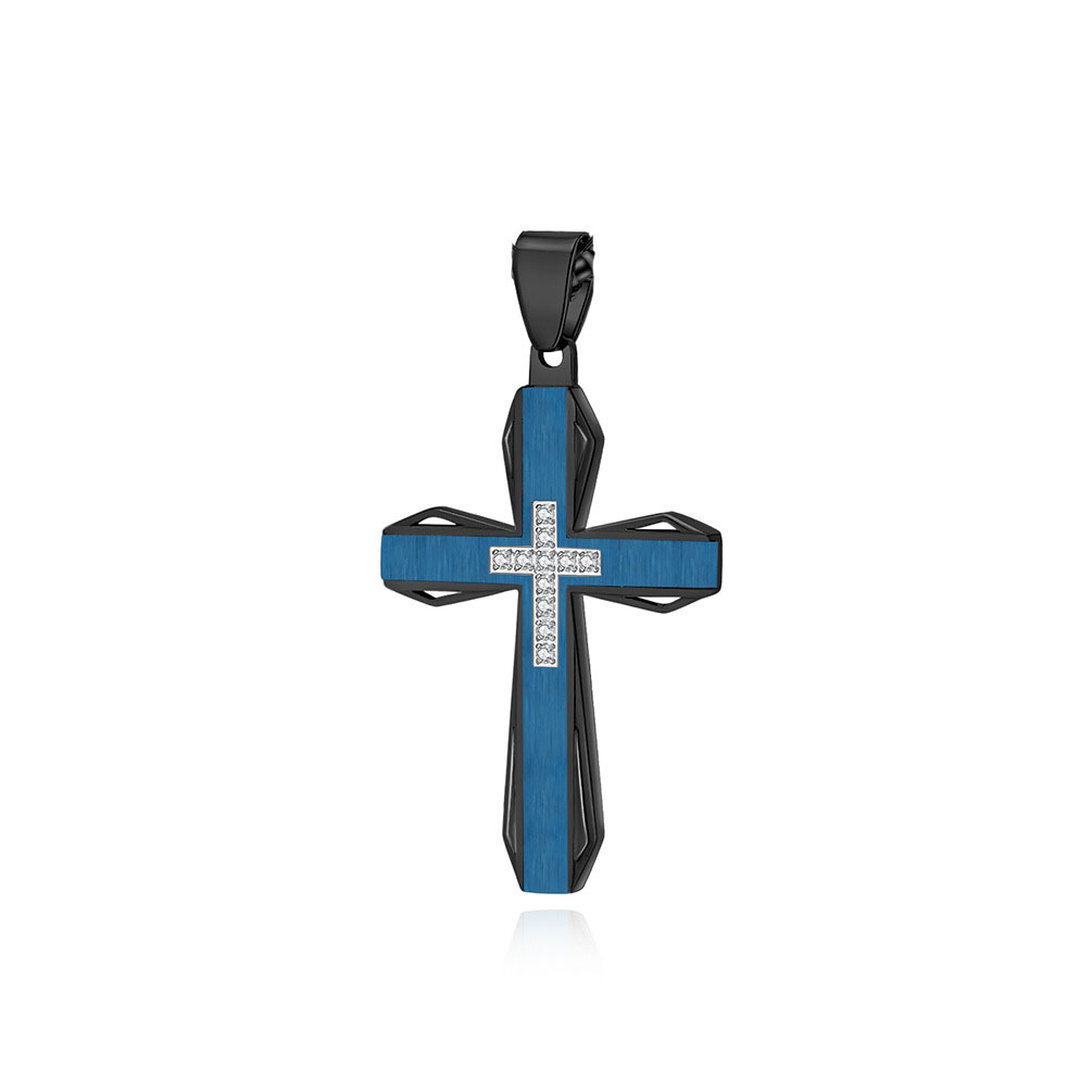 1:Blue black pendant