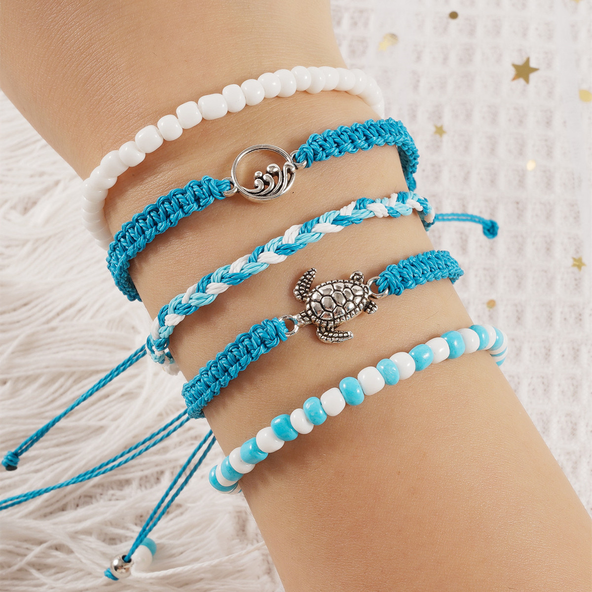1:Blue bracelet