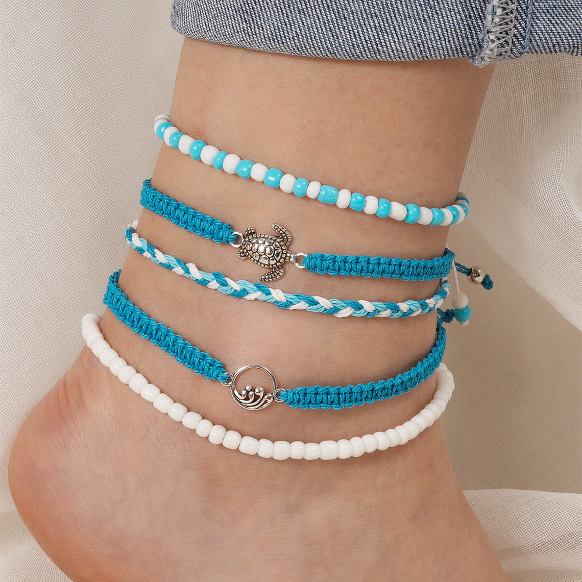 2:Blue anklet