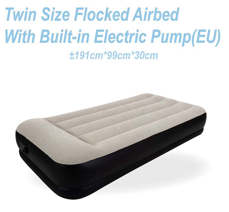 Flocking bed with built-in pump (EC) 2023 (191*99*30cm)