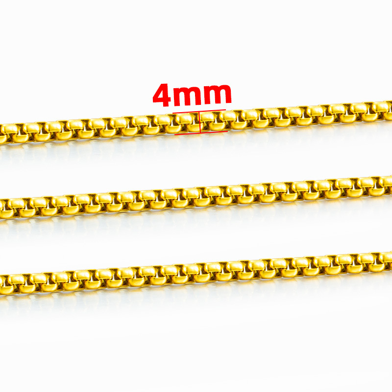 18K gold plated 2mm