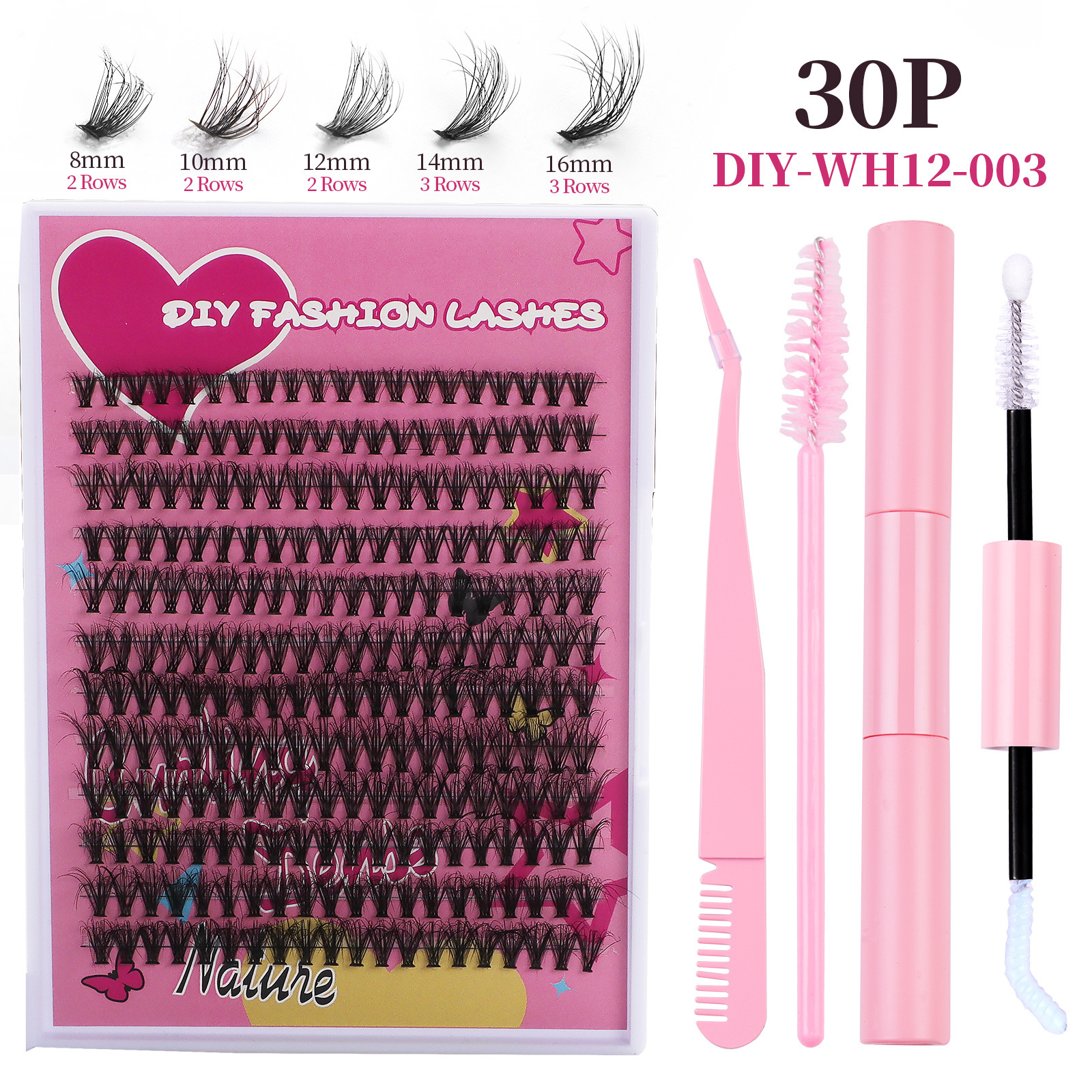 DIY-WH12-003  Pink set