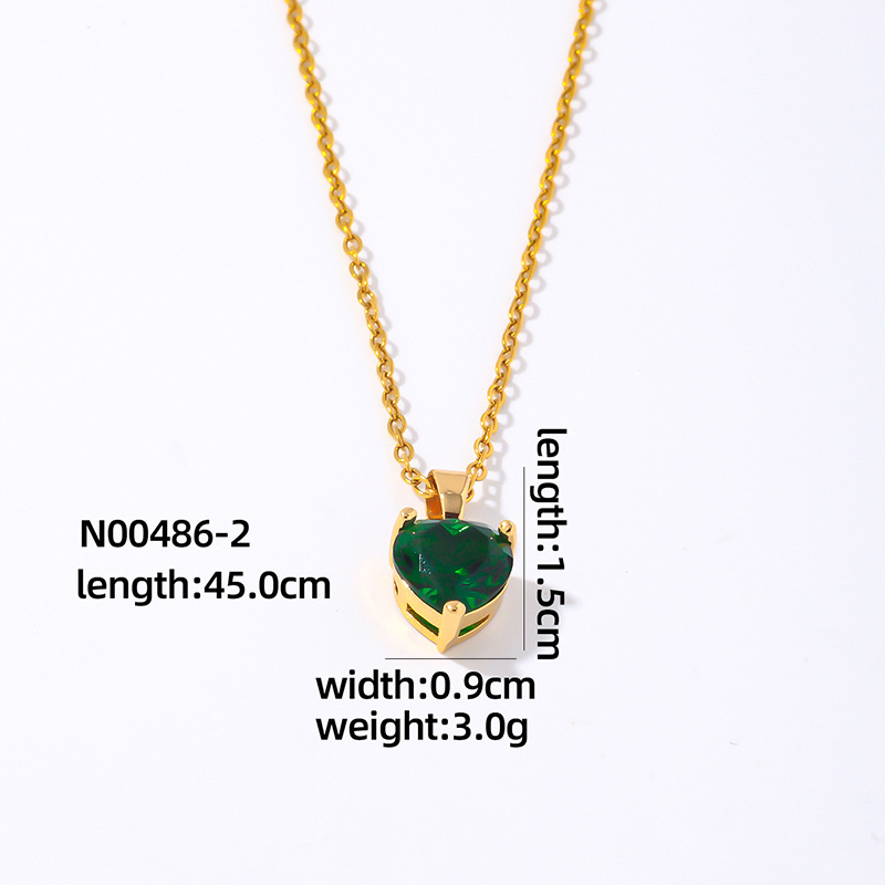 2:Green diamond - Heart shape