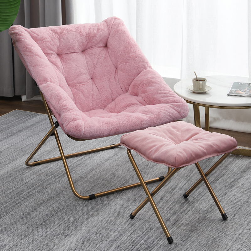 pink footstool