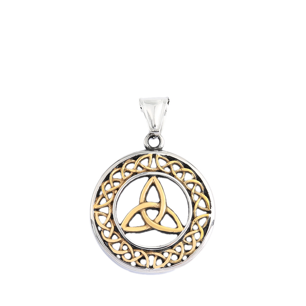 A single gold pendant