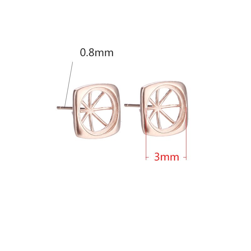 rose gold color 3mm