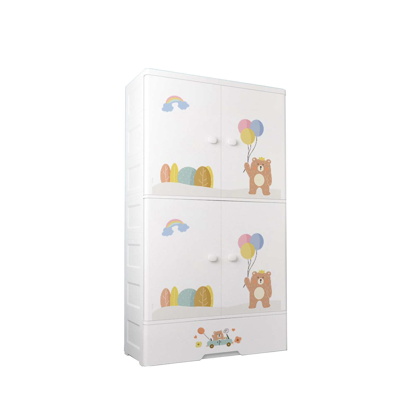 Romantic Bear (Hanging clothes compartment 1 layer drawer